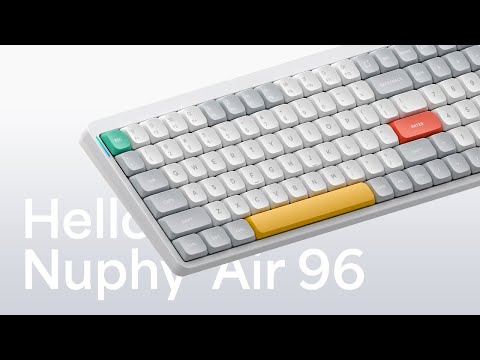 Favorite low profile mechanical keyboard. Nuphy Air 96 wireless keyboard with Wisteria switch