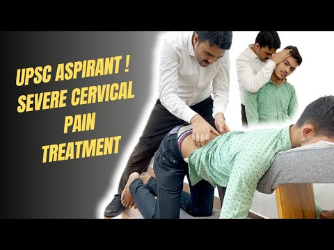 Severe cervical pain treatment without any medicine...