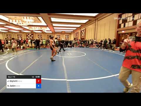 126 Kg Round Of 16 - Joseph Gigliotti, MD Maniacs Wrestling Club Vs Najati Salim, Edge Wrestling 5