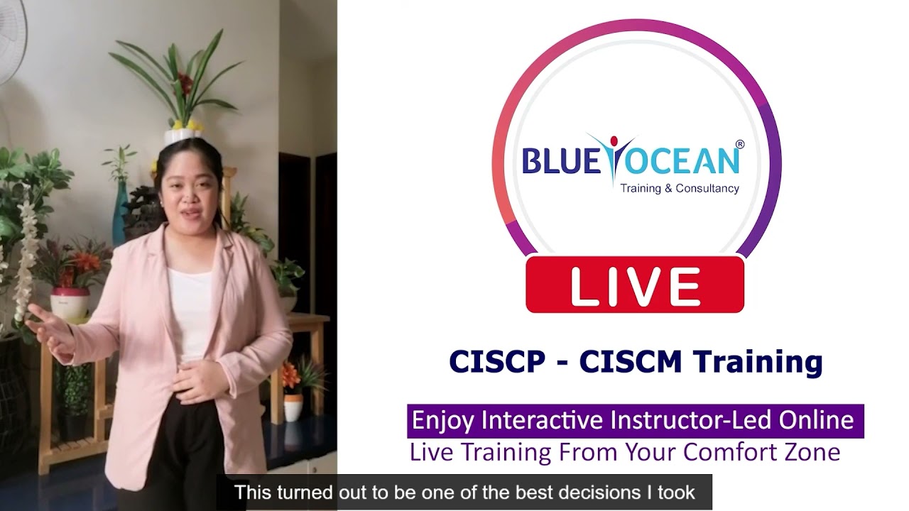 Student Testimonial : CISCP CISCM Training
