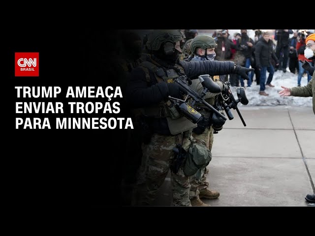 EUA: Trump ameaça aplicar Lei de Insurreição em meio a protestos em Minnesota | BASTIDORES CNN