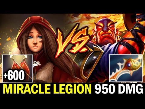 MIRACLE LEGION Insane Damage vs Rapier Ember & Pro Techies Spammer Dota 2