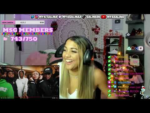 Mya Salina REACTS to "BBG Steppaa x DD Osama - Catch Up Pt. 2 (Official Music Video)"