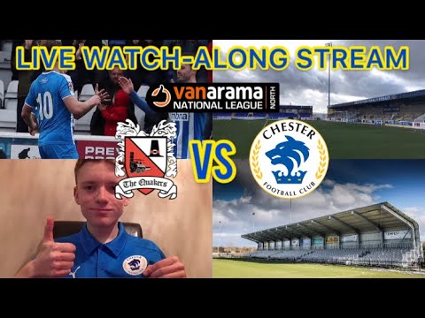 DARLINGTON 0-1 CHESTER FC LIVE WATCH-ALONG STREAM: VANARAMA NATIONAL LEAGUE NORTH: STREAM #1