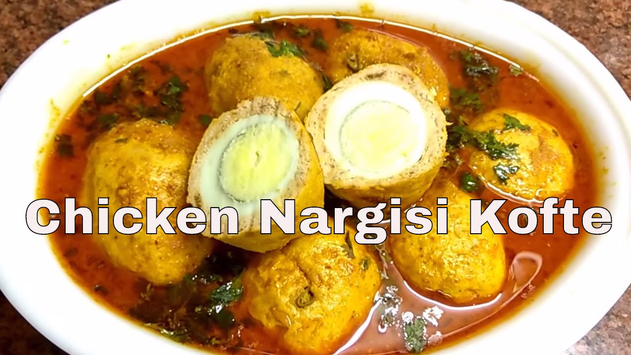Chicken Nargisi Kofte Easy Step by Step in Hindi with English subtitles नरगिसी कोफ्ते نرگسی کوفتہ