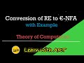 RE To NFA Conversion Method Example Solving