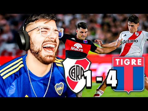 LA COBRA REACCIONA Y OPINA DE LA GOLEADA DE TIGRE 4 - 1 RIVER PLATE