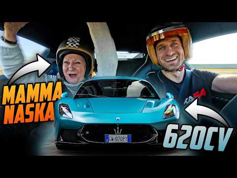 MIA MADRE NON MI PARLA PIU' (dopo che l'ho terrorizzata in pista con la Maserati MCPURA da 630cv)