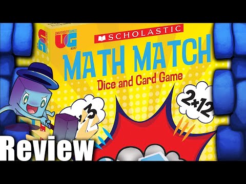 Scholastic Math Match Dice and Card Game Review   with Tom Vasel