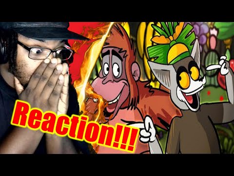 King Julien vs. King Louie - Rap Battle - ft. Chase Beck & Snakebite126 / DB Reaction