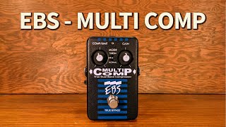Video thumbnail for EBS - MultiComp Compressor (Black Label) by Bass Stuff