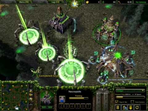 Warcraft 3: Tower rush with Undead