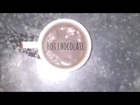 Quick and easy hot chocolate recipe 😋.