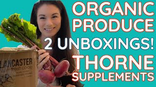 2 Unboxings: Lancaster Farm Fresh Co-Op Organic Produce Subscription + Thorne Nutrition