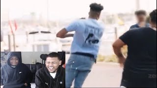 Blue Face Vs. Chrisean Rock Dad[Reaction] On The Set He Knocked Cuz Out🤣