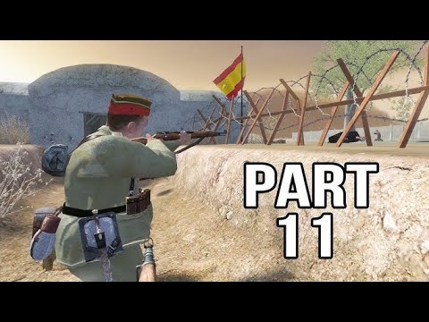 Call of Duty 2 Spanish Civil War Gameplay Part 11- Anniversary  of the war