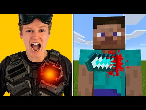 If I Take Damage in Minecraft, I Feel Real Pain!