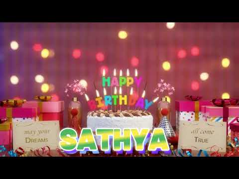 SATHYA Happy Birthday Song with Names 🌟 Happy Birthday to You