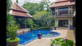 Luxury Private Five Bedroom Tropical Pool Villa for Sale in Nai Harn Baan Bua