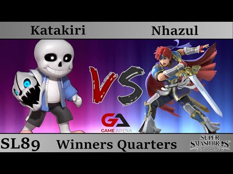 SmashLAN'd 89 - Winners Quarters: Katakiri (Sans Mii Gunner) vs Nhazul (Roy)