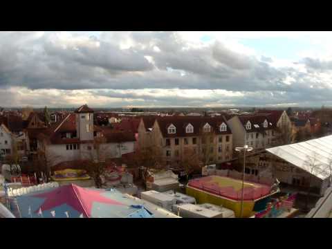 Riesenrad-Weinprobe auf dem Mathaisemarkt 2017 in Zeitraffer