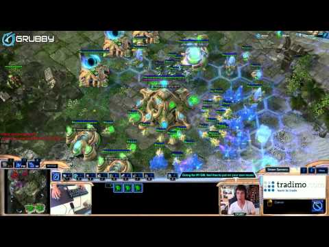 PvZ - Grubby vs Revolver @ Bel'Shir V. (Stream game 1)