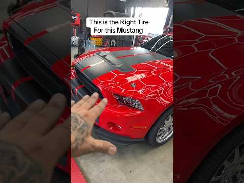 These are the right tires for this mustang