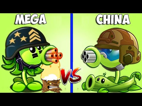 Team Best Plants INTERNATIONAL vs CHINA version - Who Will Win? - PvZ 2 Team Plant Battlez