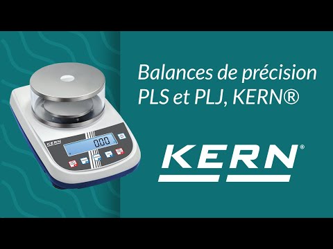Balances de précision PLJ / PLS, KERN