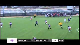 preview picture of video 'Topeka West vs. Highland Park - 2014 Girls Soccer'