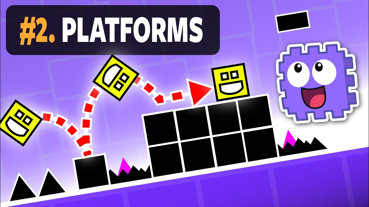 Geometry Dash #2 | Platform Collisions | Scratch Tutorial