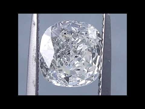 1.57 Carat Cushion Cut Diamond Engagement Ring - BigDiamondsUSA