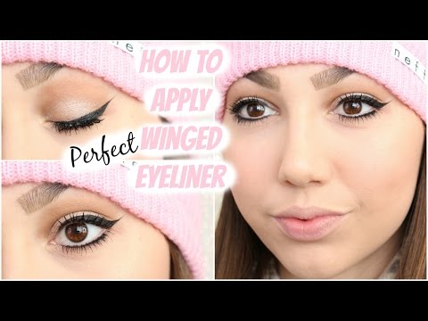 How to Apply Perfect Winged Eyeliner - Maybelline Eye...