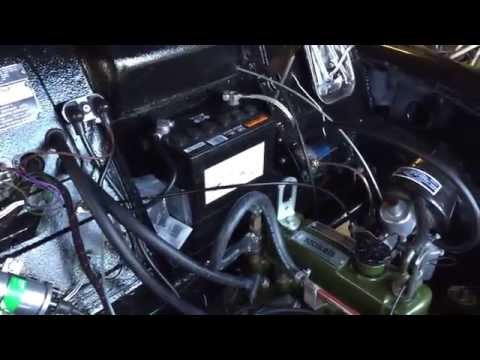 1954 Morris Minor Restoration Blog - Testing on the Starter Motor
