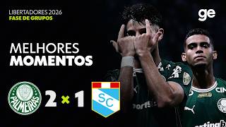 PALMEIRAS 2 X 1 SPORTING CRISTAL | MELHORES MOMENTOS | CONMEBOL LIBERTADORES 2026 | ge.globo