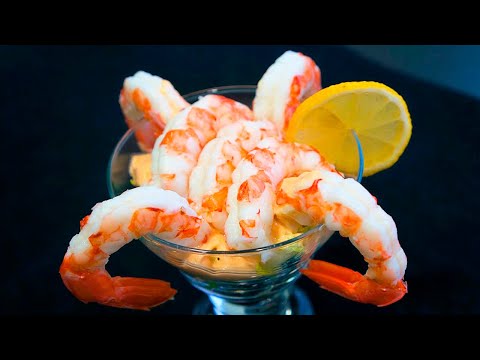 Cóctel de gambas o langostinos