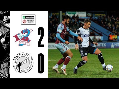 Gateshead end 2025 with defeat at Scunthorpe | Scunthorpe United 2-0 Gateshead | HIGHLIGHTS