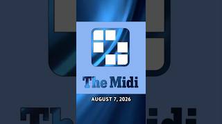 NYT Midi X-Word 8/7/26 | #nytcrosswordanswers #wordpuzzlegame #crosswordpuzzles