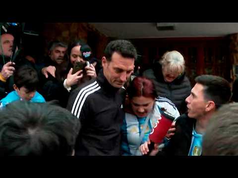 EL CIUDADANO ILUSTRE: Lionel Scaloni llegó a Pujato para visitar a su familia