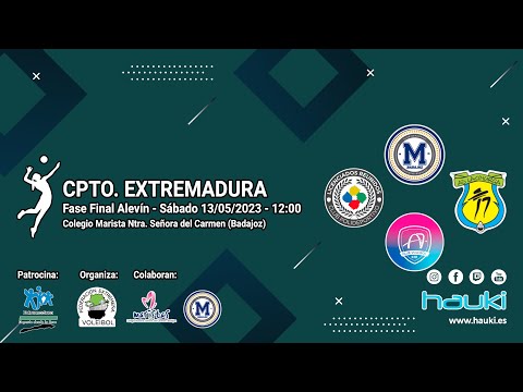 👩🏻🏐 FASE FINAL CPTO. EXTREMADURA - ALEVÍN FEMENINO 2023   💚🤍🖤