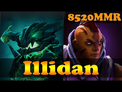 Dota 2 - Illidan 8520 MMR Plays Outworld Devourer And Anti-Mage - Ranked Match Gameplay!