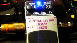 Video thumbnail for Behringer DR400 Reverb Delay Pedal Review by Leon Graves