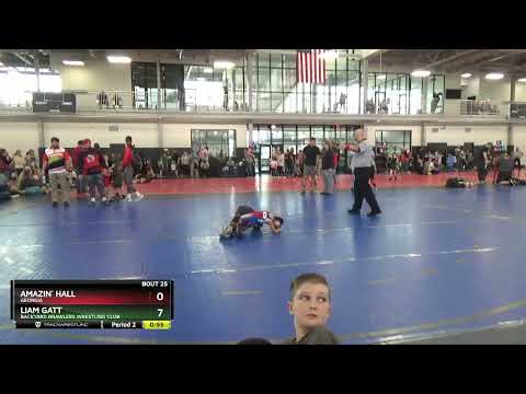 43 Lbs Round 4 - Liam Gatt, Backyard Brawlers Wrestling Club Vs Amazin` Hall, Georgia 5581