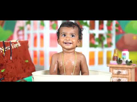 Medhansh Maddula first bday cake smash teaser