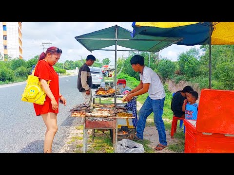 Amazing Street Food Tour in Cambodia Countryside and City, from Fish Market to Night Market