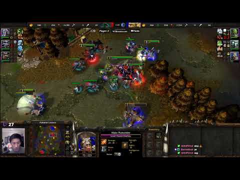 Soin (Orc) vs 120 (UD)  - WarCraft 3 - Recommended - WC3449