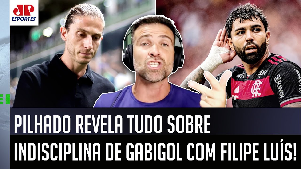 "Gente, TRÊS PESSOAS DE DENTRO do Flamengo me FALARAM que o Gabigol e o Filipe Luís..." SAIBA TUDO!