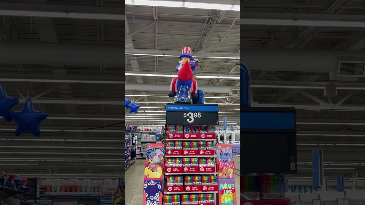 Independence Day decorations from US store 4th of July