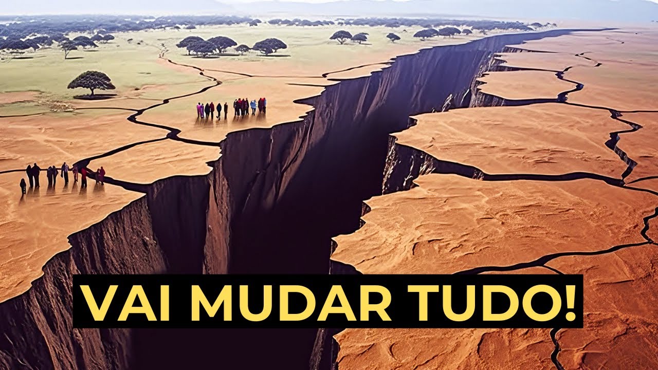 A África está se partindo ao meio e você não vai acreditar no que vai acontecer!