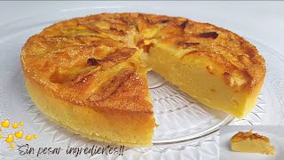TARTA O PASTEL DE MANZANA en airfryer y horno tradicional